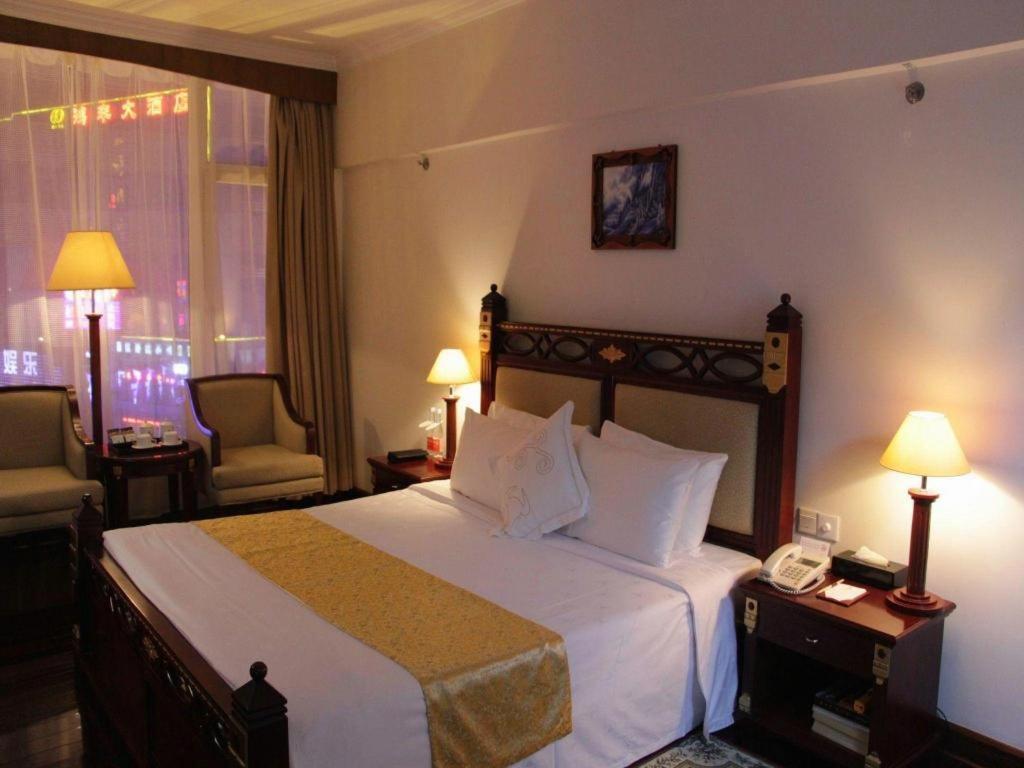 Golden Lustre Hotel Shenzhen Buitenkant foto